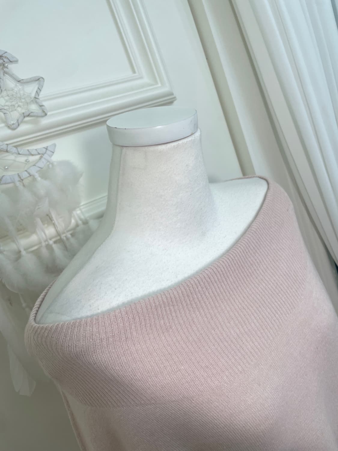 INDIVI pink off-shoulder basic loose cas 상품이미지7