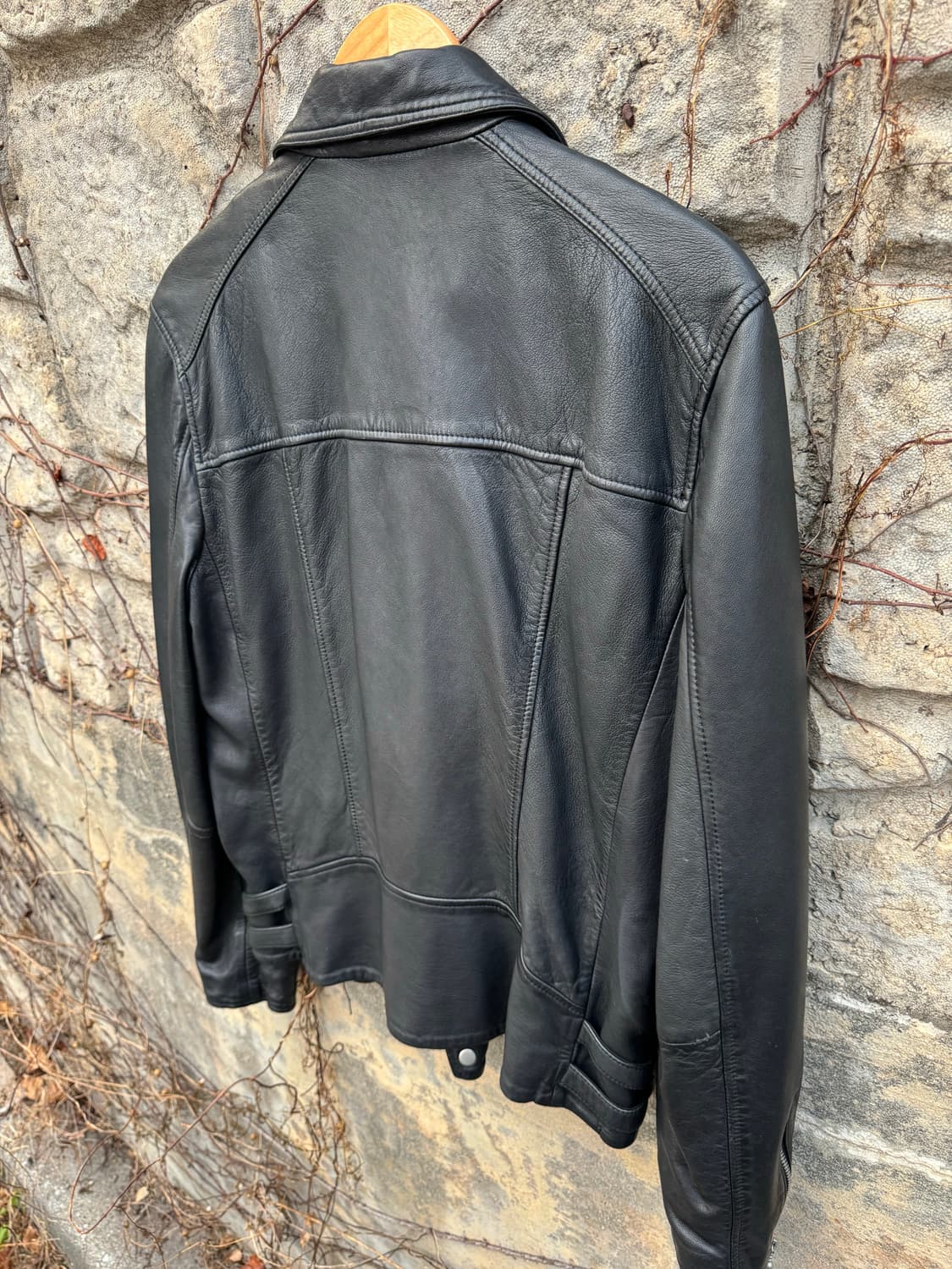 올세인츠 양가죽 더블라이더 가죽 레더 자켓 m 상품이미지4