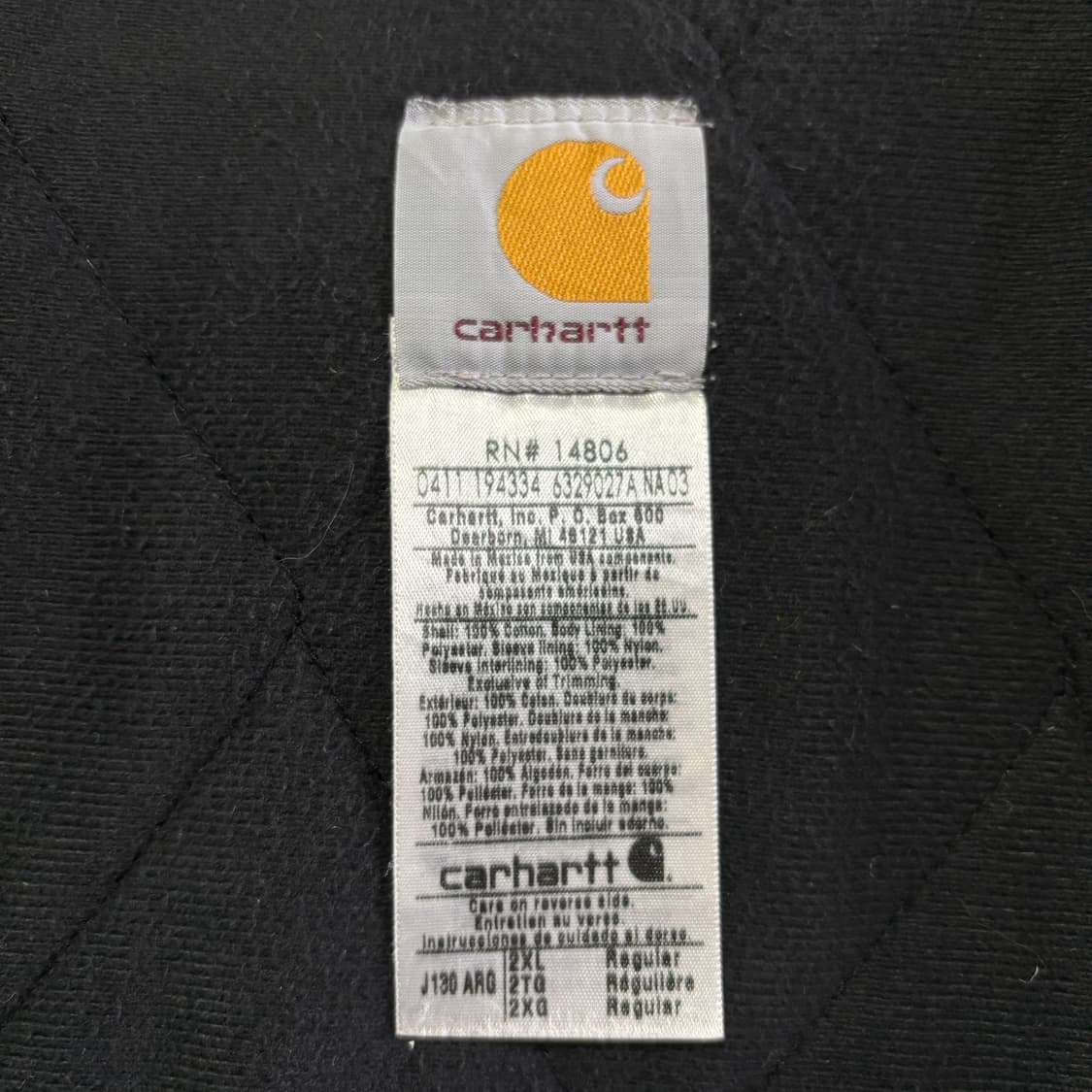 빈티지 칼하트 J130 액티브 자켓 ARG 상품이미지4