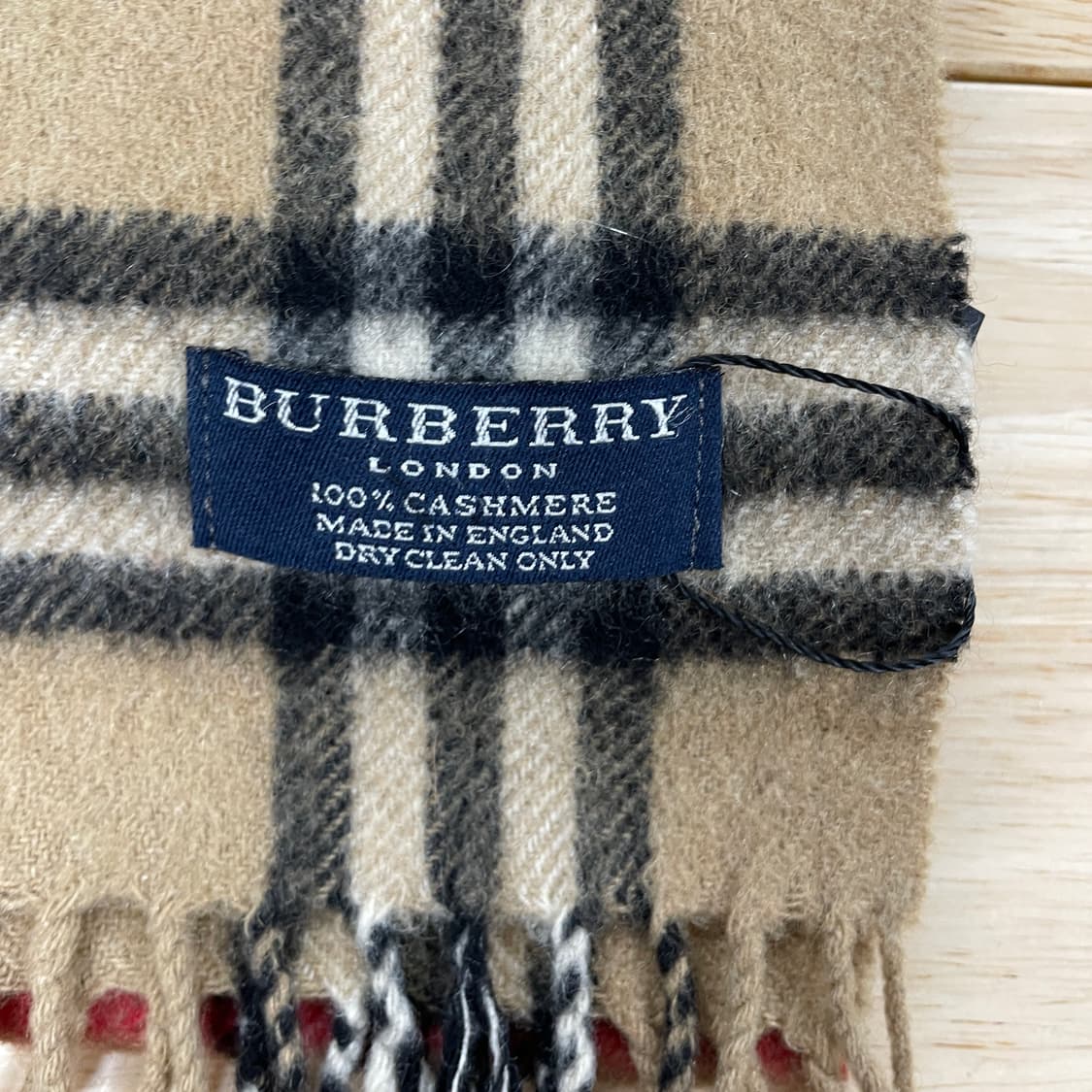 버버리 정품 캐시미어 머플러 베이지 상품이미지3