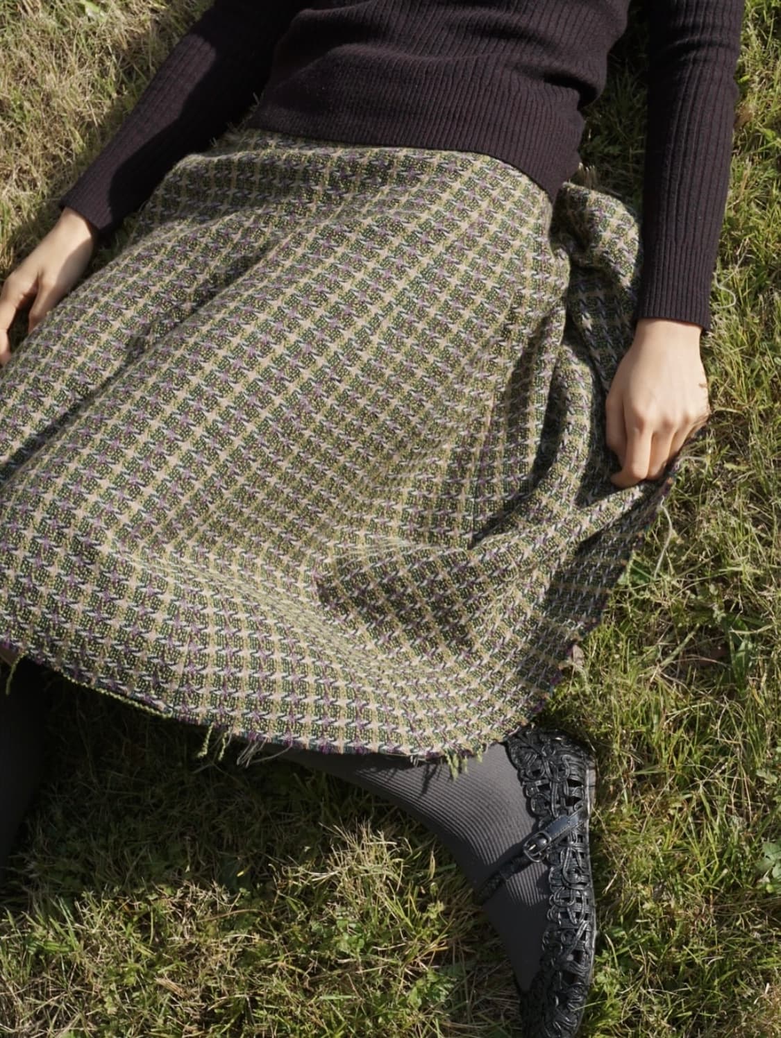 A.F.Vandevorst check skirt 상품이미지1