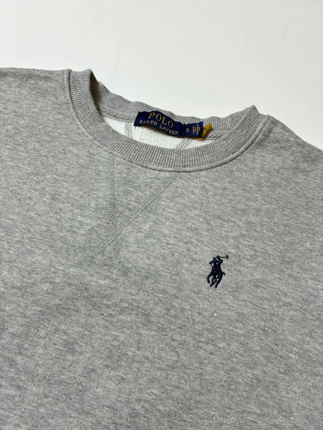 폴로 랄프로렌 로고 큐알 크루넥 맨투맨 PN8915 상품이미지3