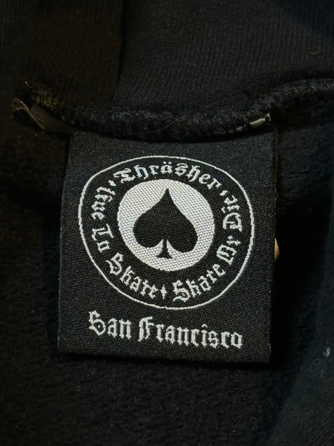 트레셔 THRASHER 플레임 로고 후드티 블랙 상품이미지4