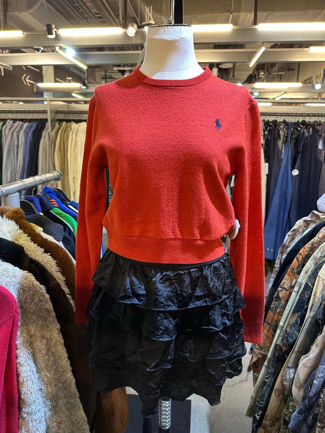 POLO 폴로 브릭오렌지 라운드니트 상품이미지2