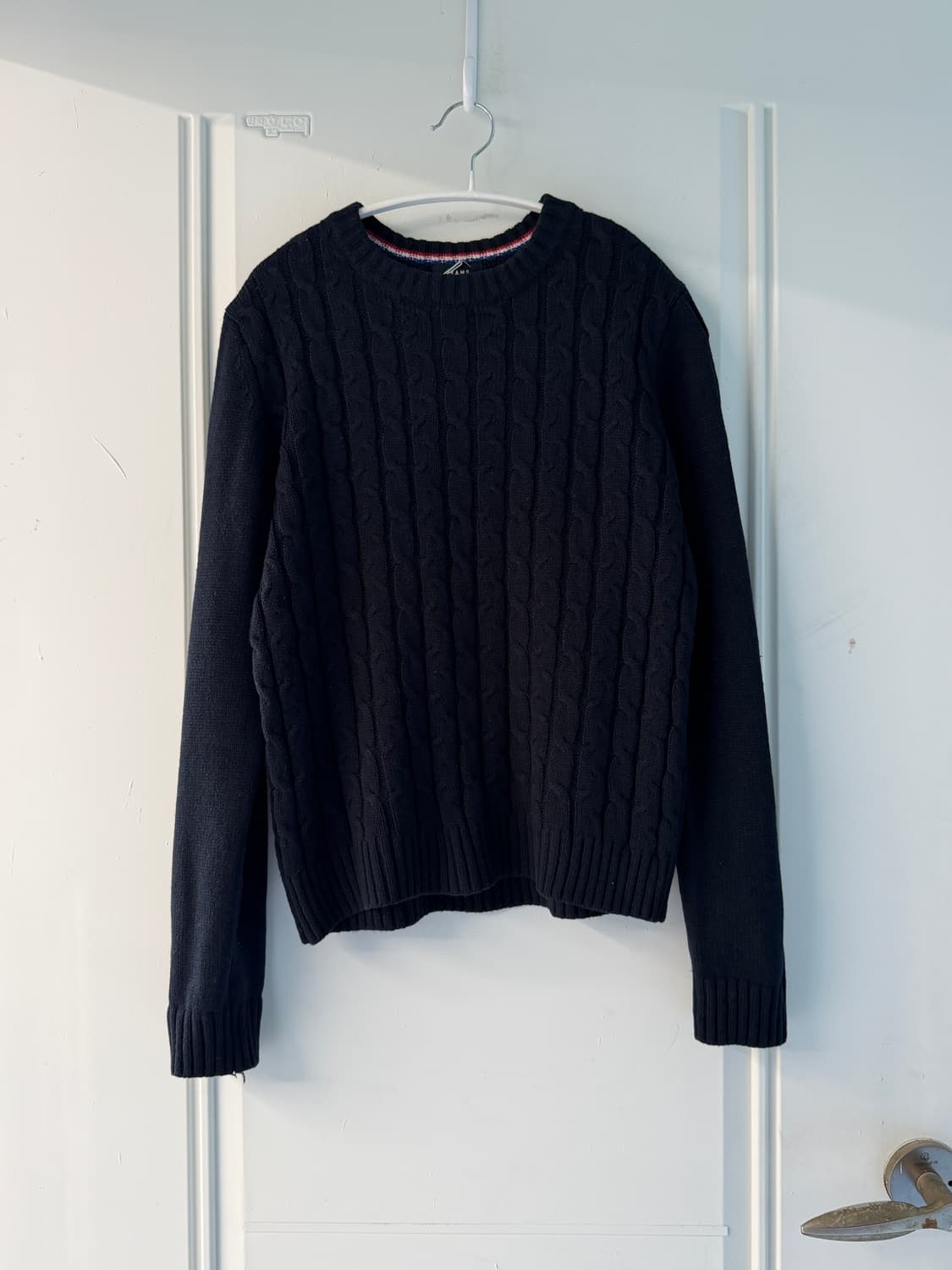 일본빈티지 빔즈 네이비 케이블니트 상품이미지4