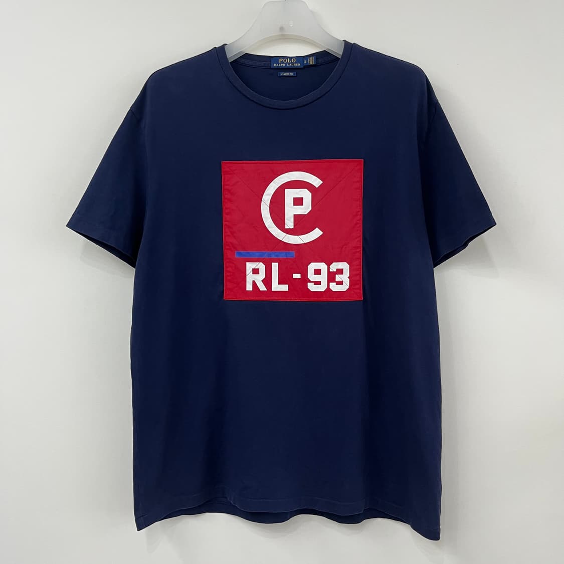 폴로 랄프로렌 CP-93 싱글스티치 네이비 반팔 티셔츠 상품이미지2