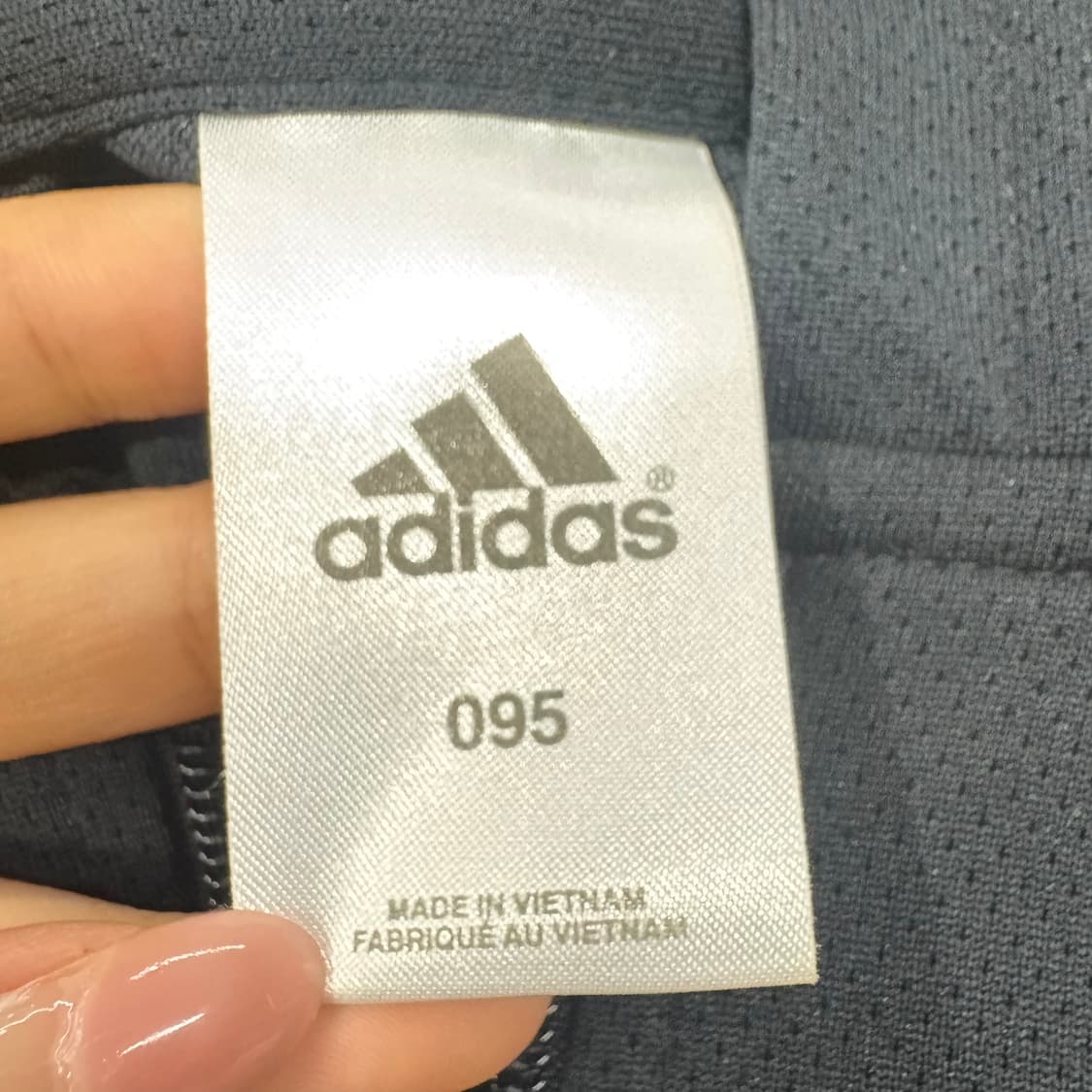 [정품/95] 아디다스 져지 후드 집업 블랙 b18 상품이미지5