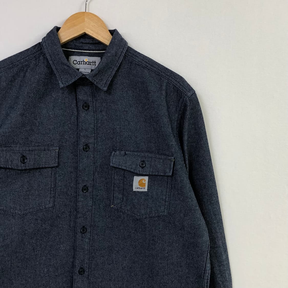 L 칼하트 데님 셔츠자켓 상품이미지1