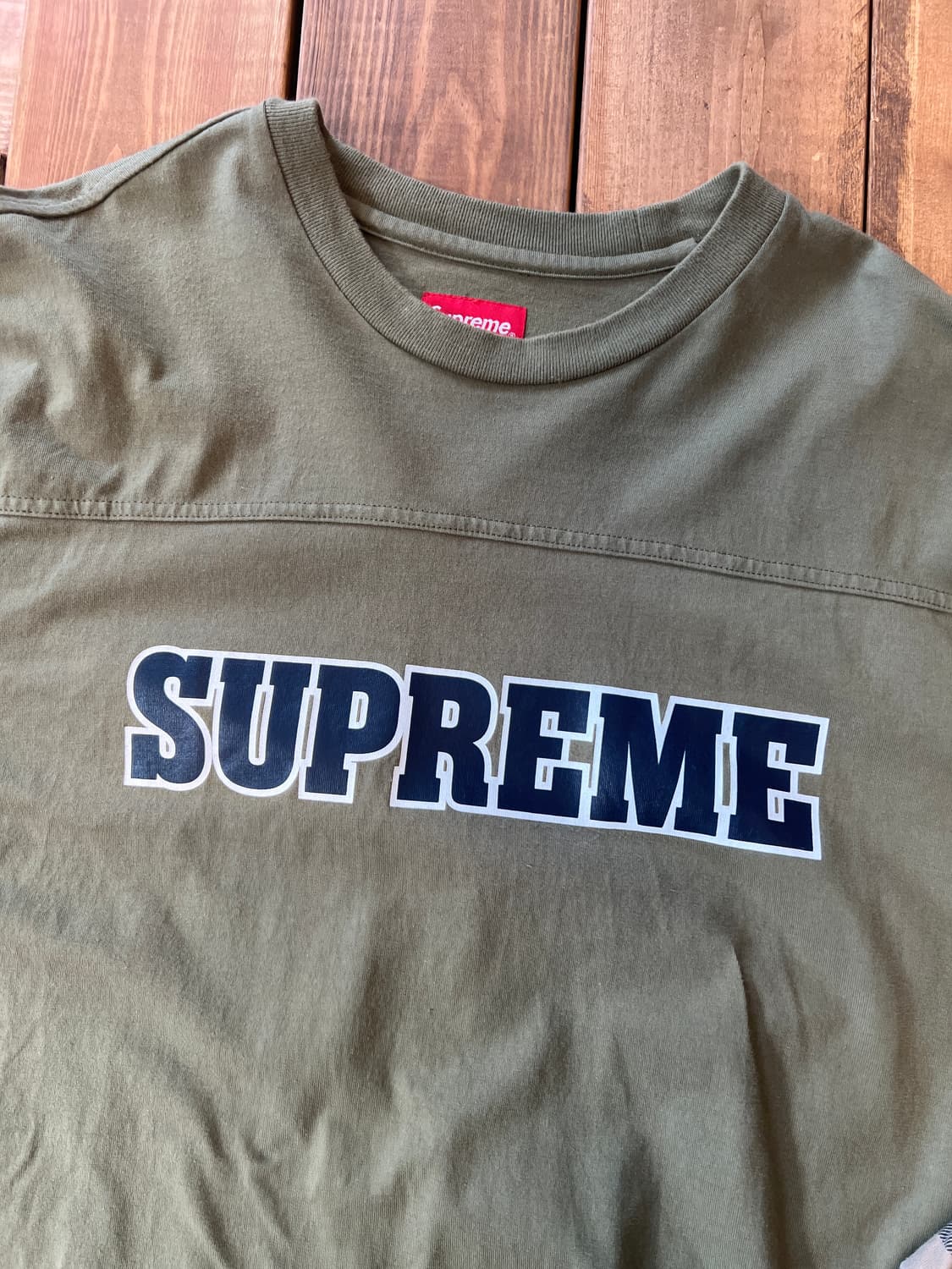 슈프림 체크 패턴 그린 롱슬리브 상품이미지7