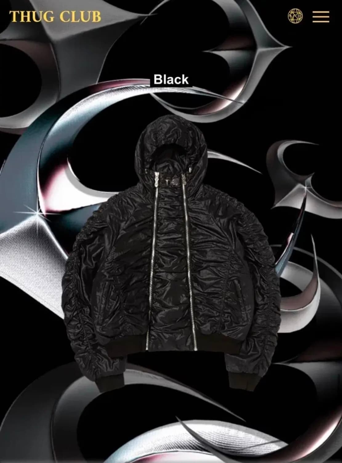 떠그클럽 Double Flying Bio Jacket Black(2) 상품이미지1