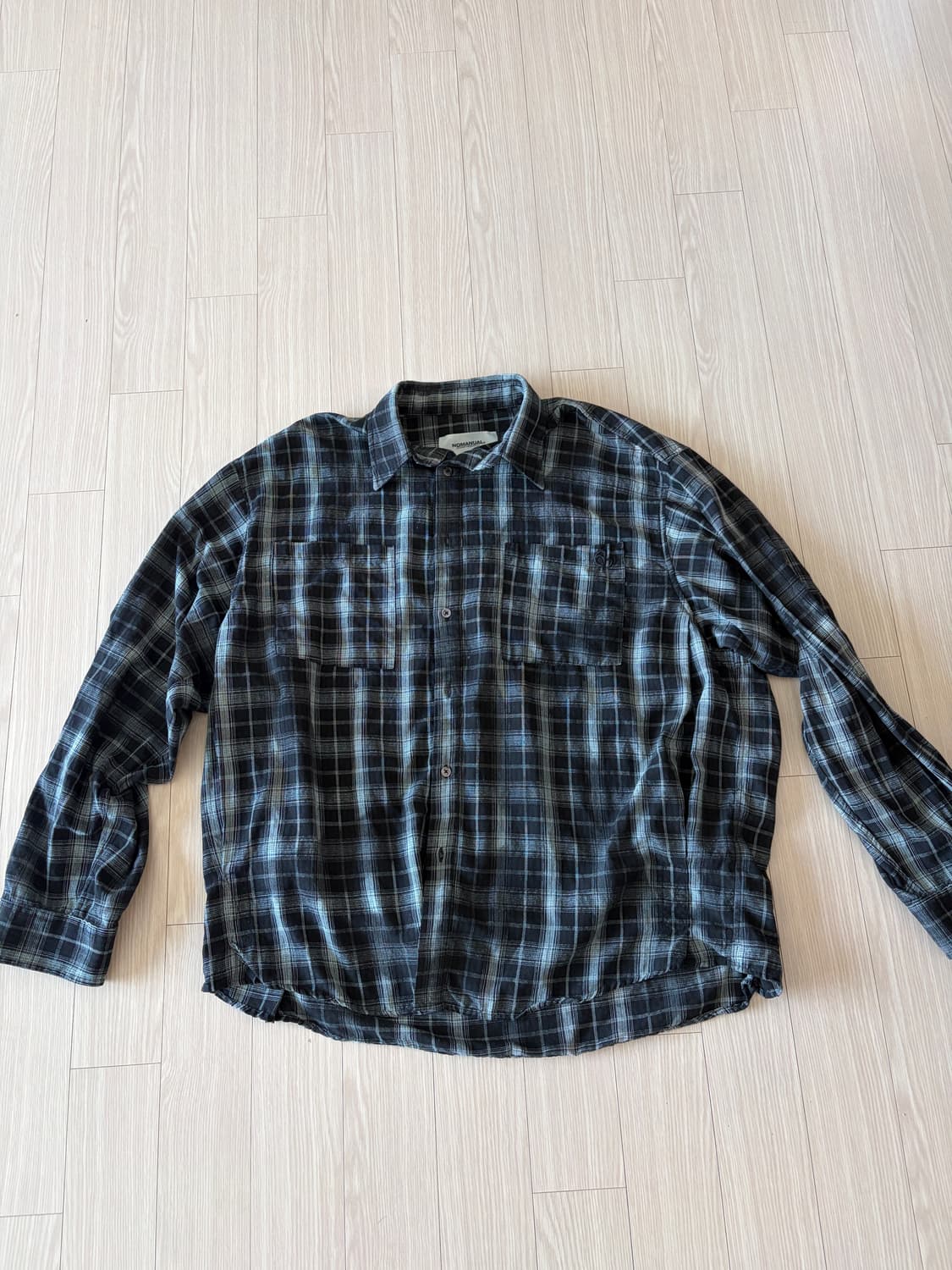 노매뉴얼 체크 셔츠 상품이미지2