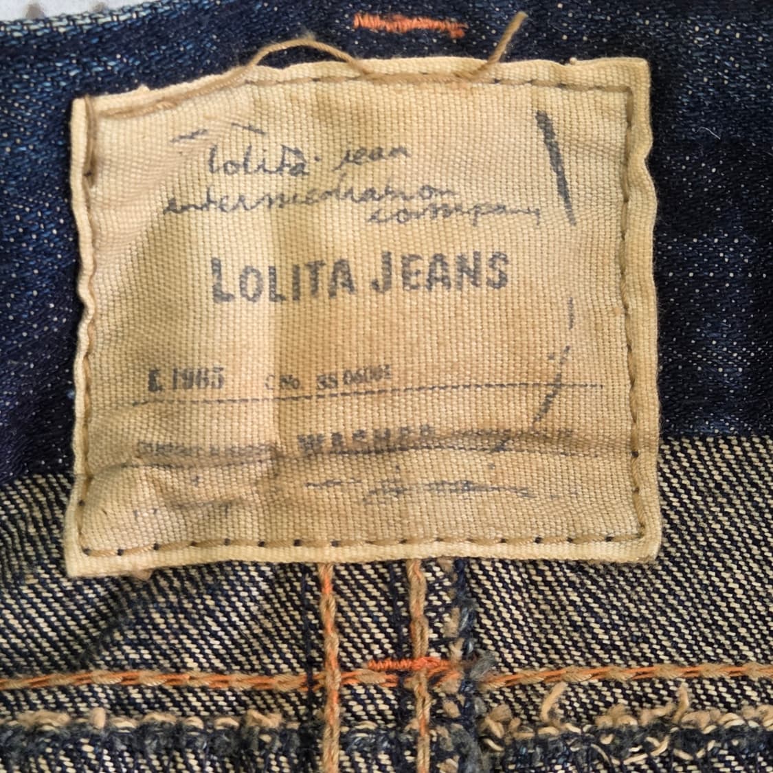 Lolita Jeans 로리타 y2k 빈티지 숏 데님 팬츠  상품이미지4