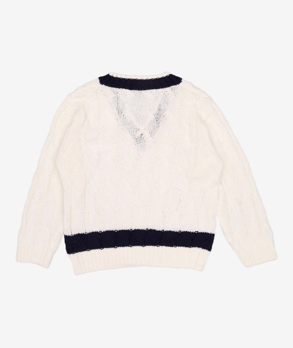 다이애그널 브이넥 니트 상품이미지2