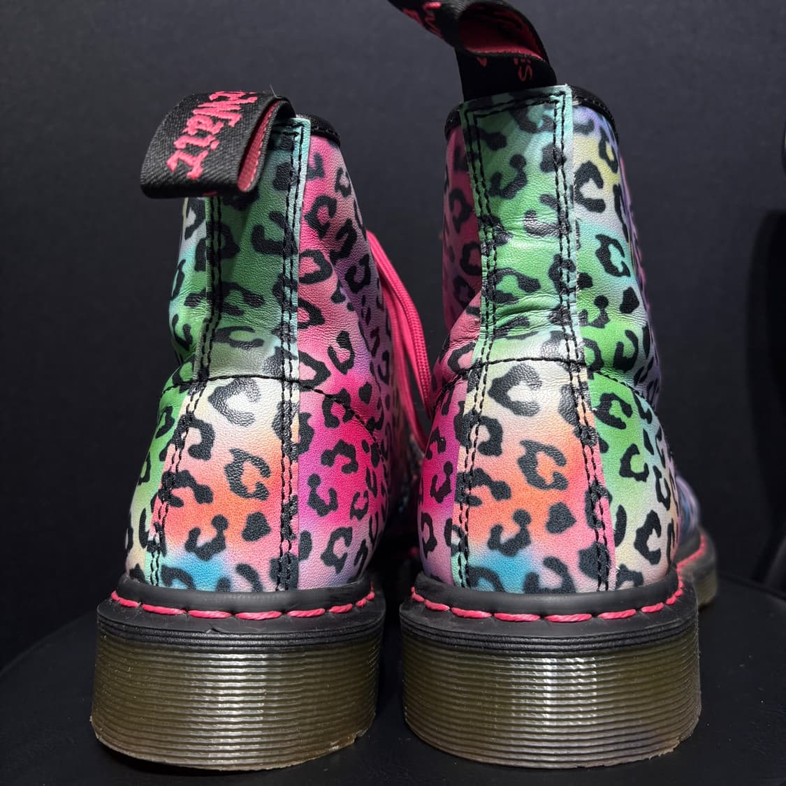 닥터마틴 레인보우 레오파드 부츠 상품이미지7