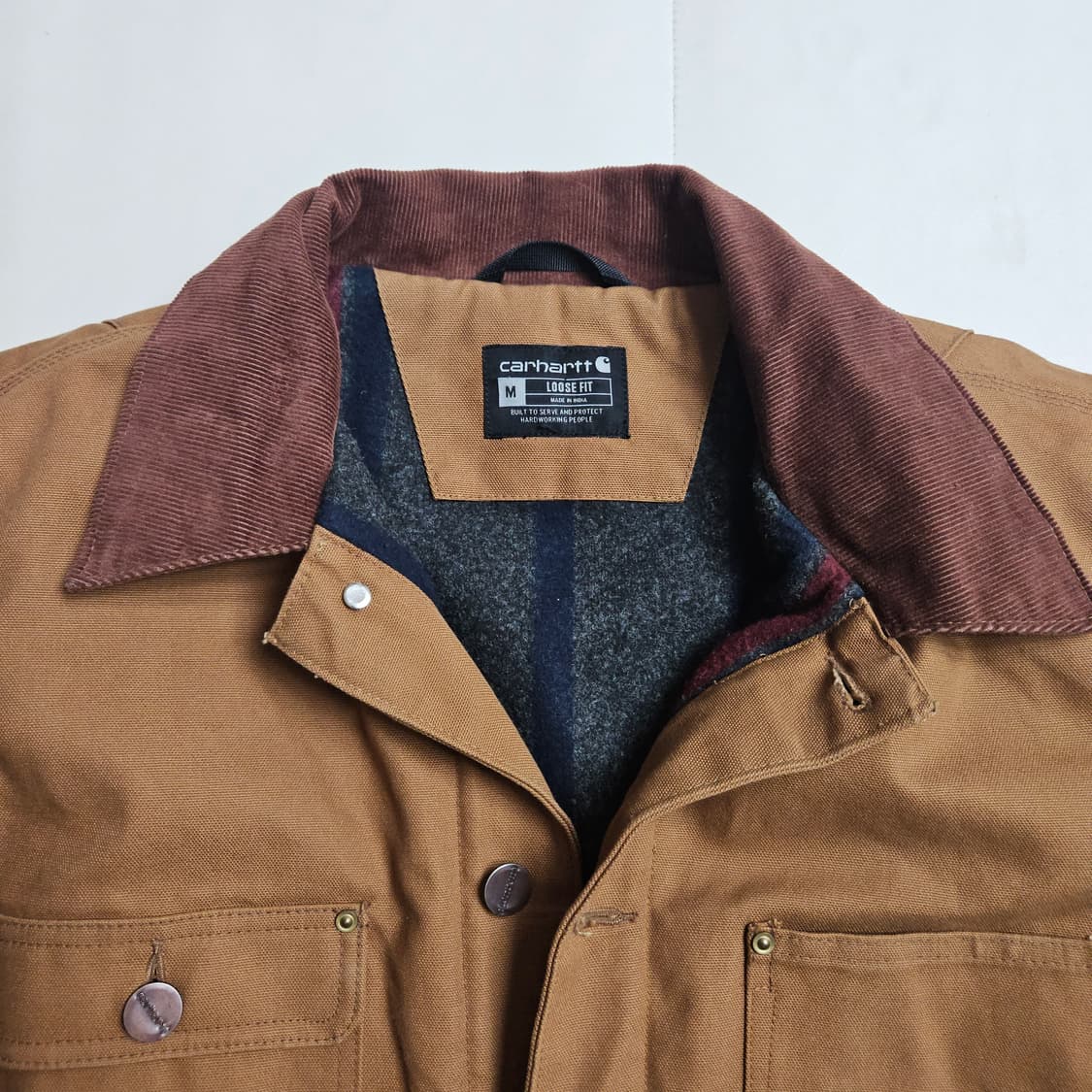 (무료배송) 칼하트 초어자켓 루즈핏 브라운 / M사이즈 상품이미지5