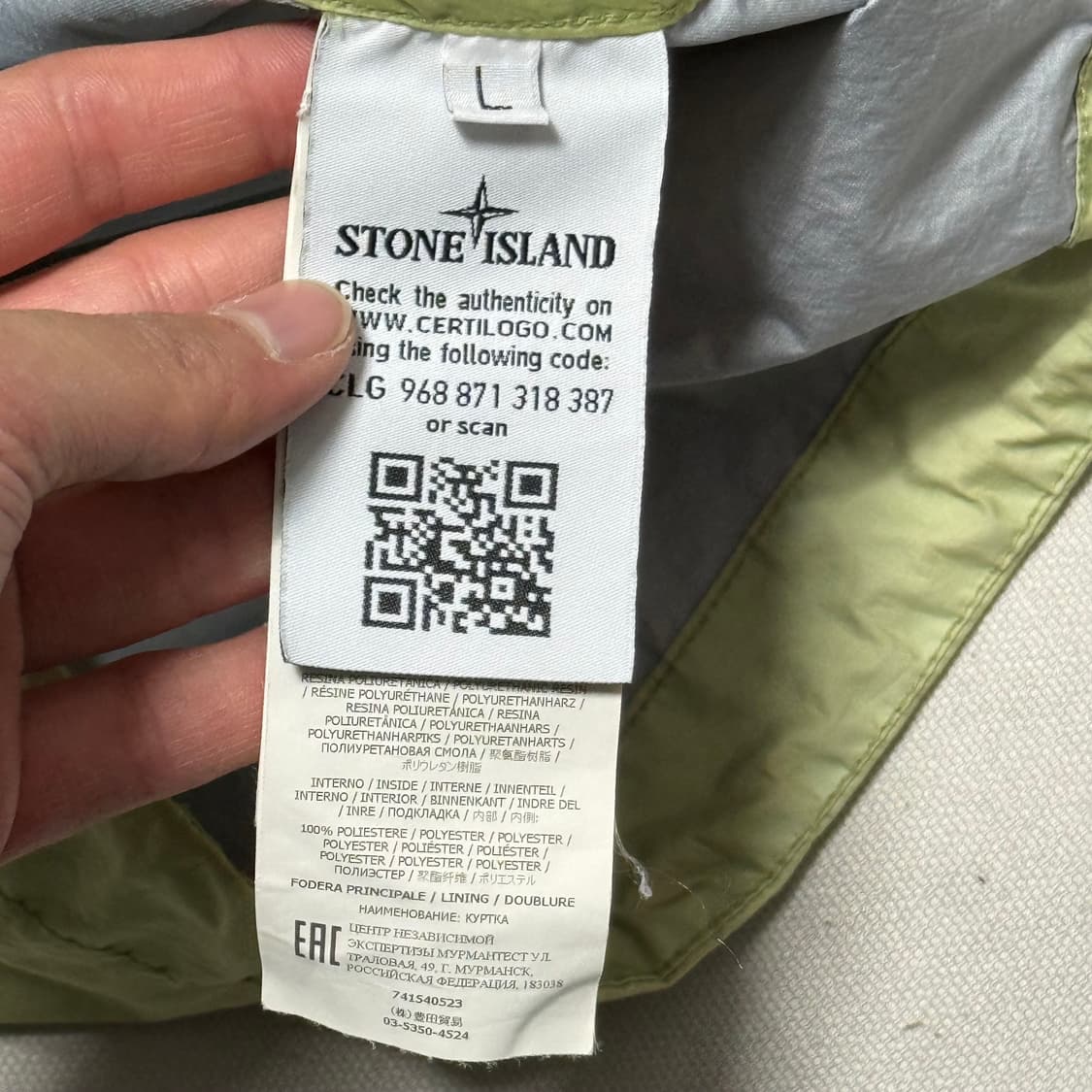 L 스톤아일랜드 멤브라나 3L TC 후드 자켓 상품이미지7