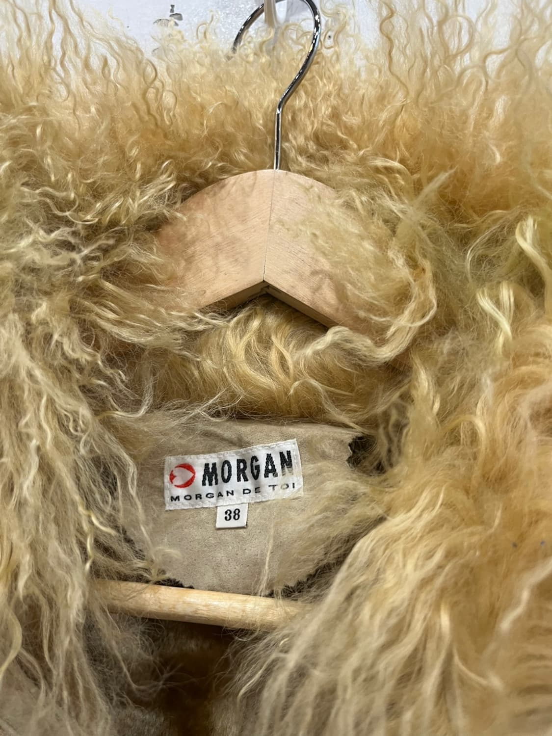 Morgan 레더 양털 무스탕 자켓 우먼즈  상품이미지7