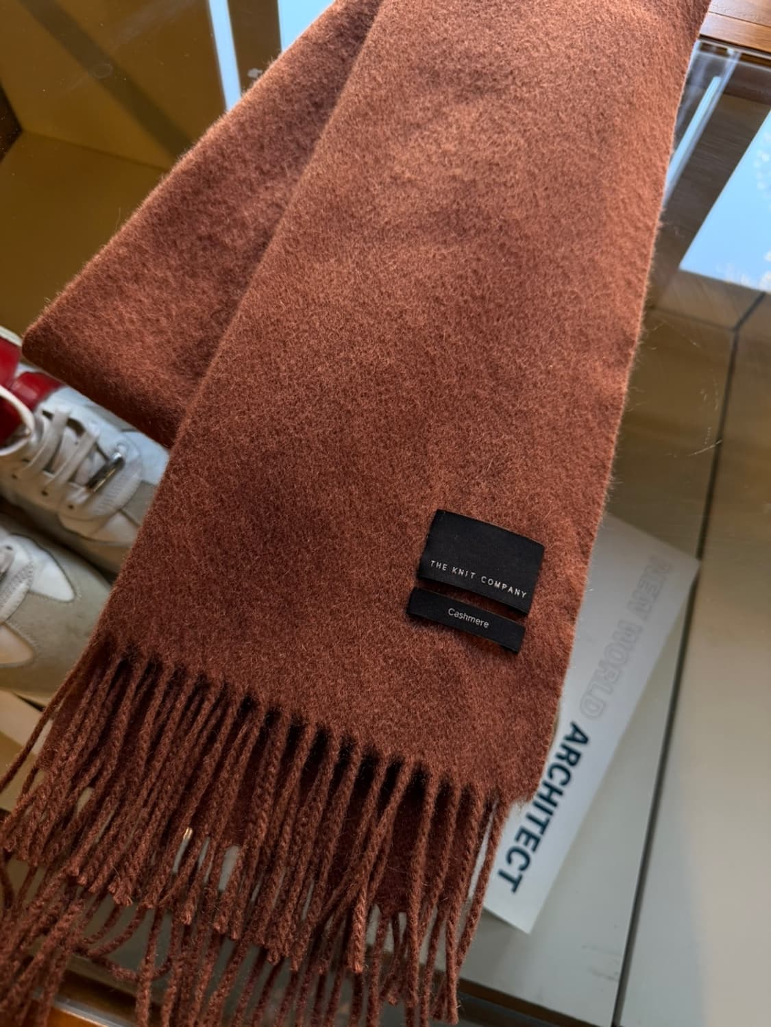 더니트컴퍼니 캐시미어 머플러  상품이미지3
