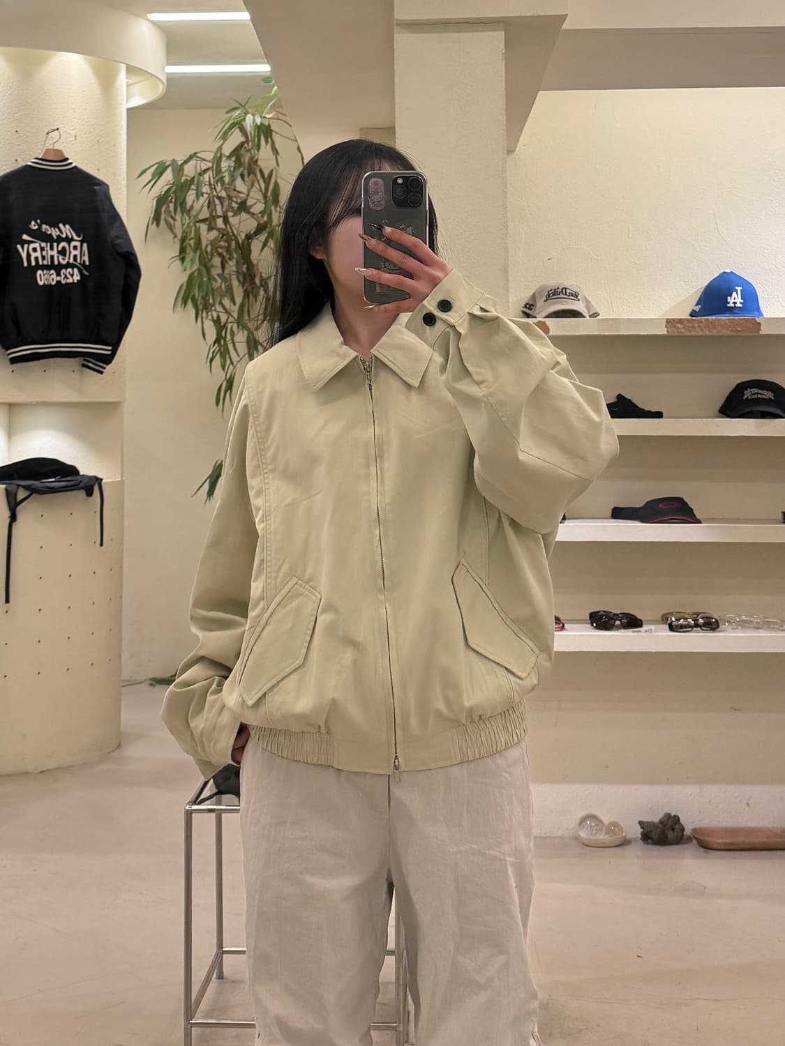 빈티지 코튼 나일론 투웨이 자켓 U659 상품이미지1