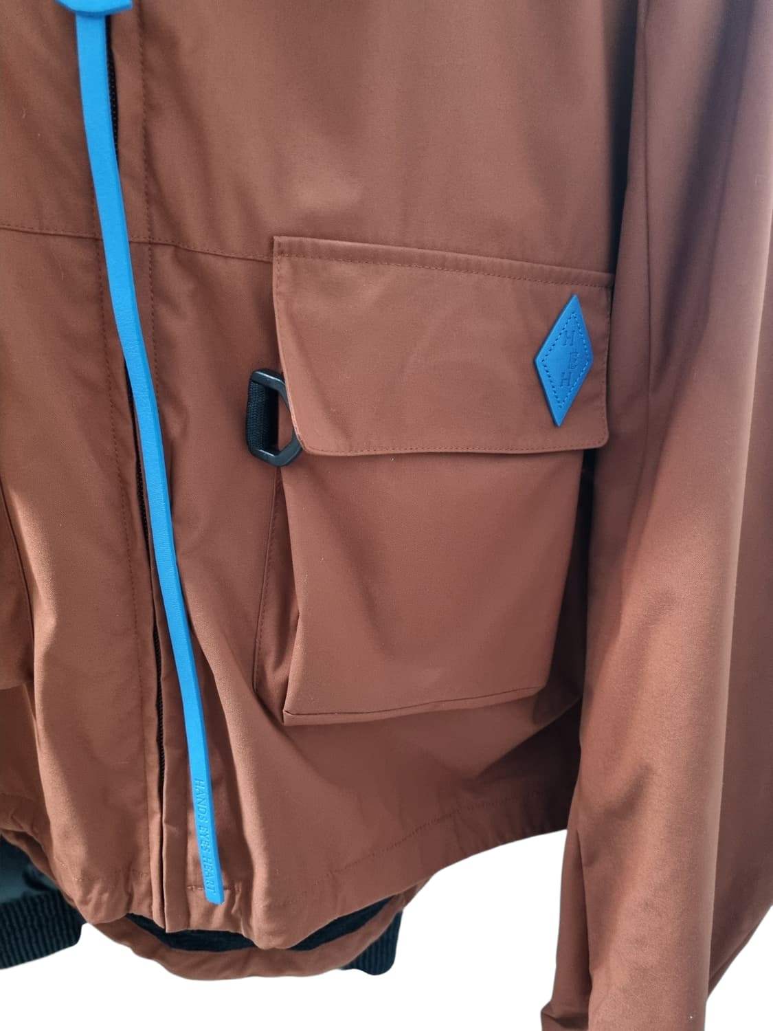 HEH 핸즈아이즈하트 브라운 후드 숏 자켓 상품이미지4