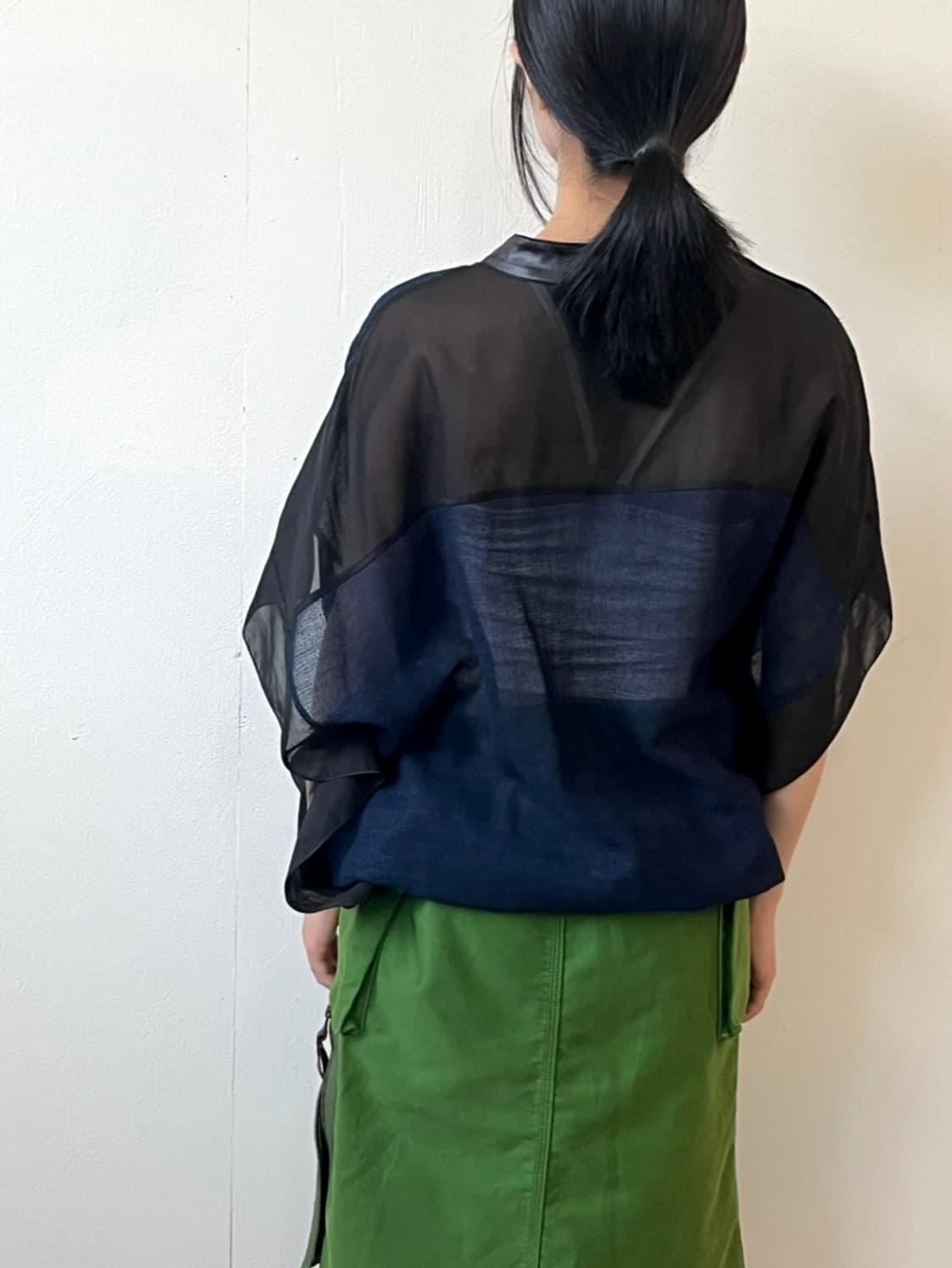 kiyoko takase 시스루 레이어드 베스트 상품이미지9