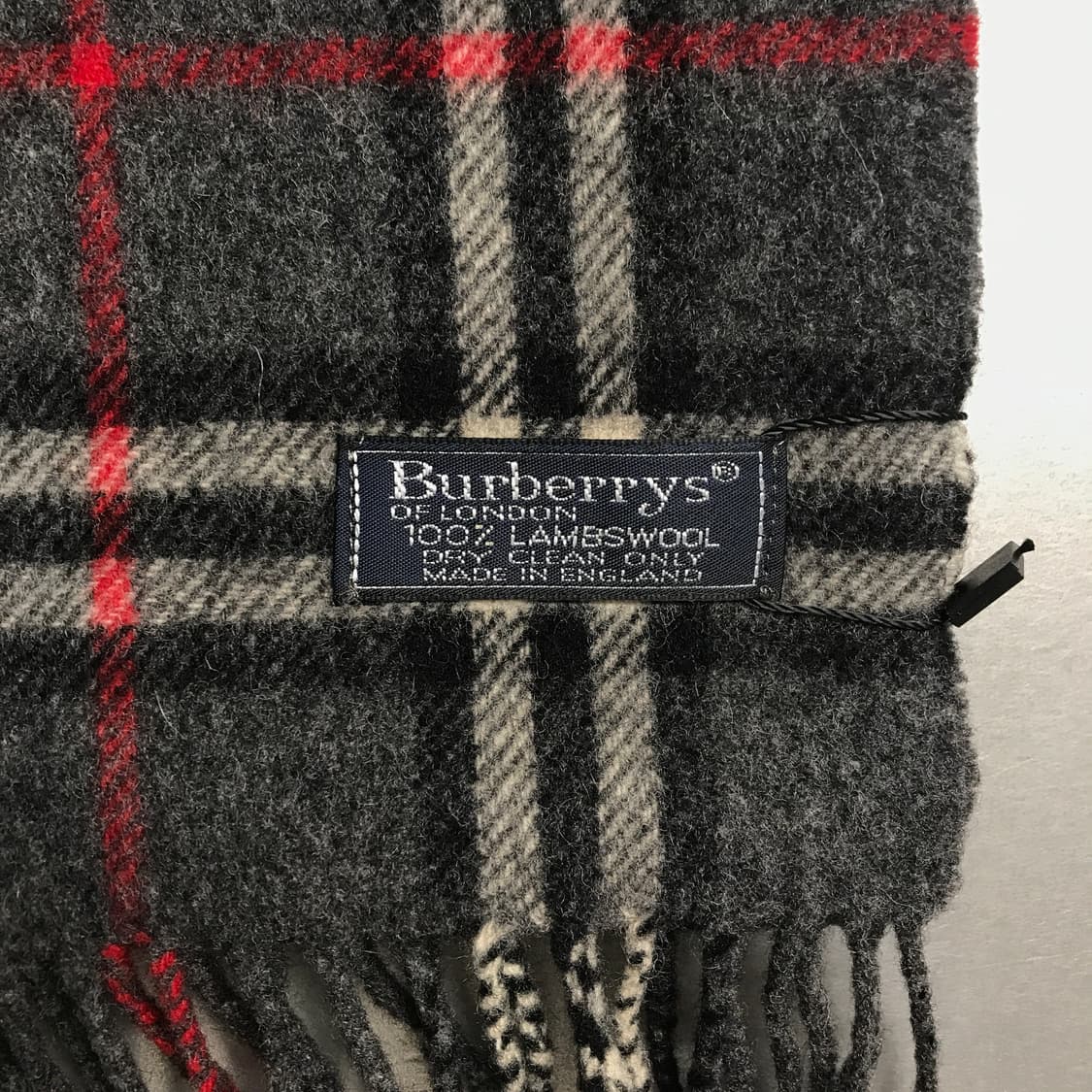 버버리 정품 램스울 머플러 다크그레이 상품이미지4