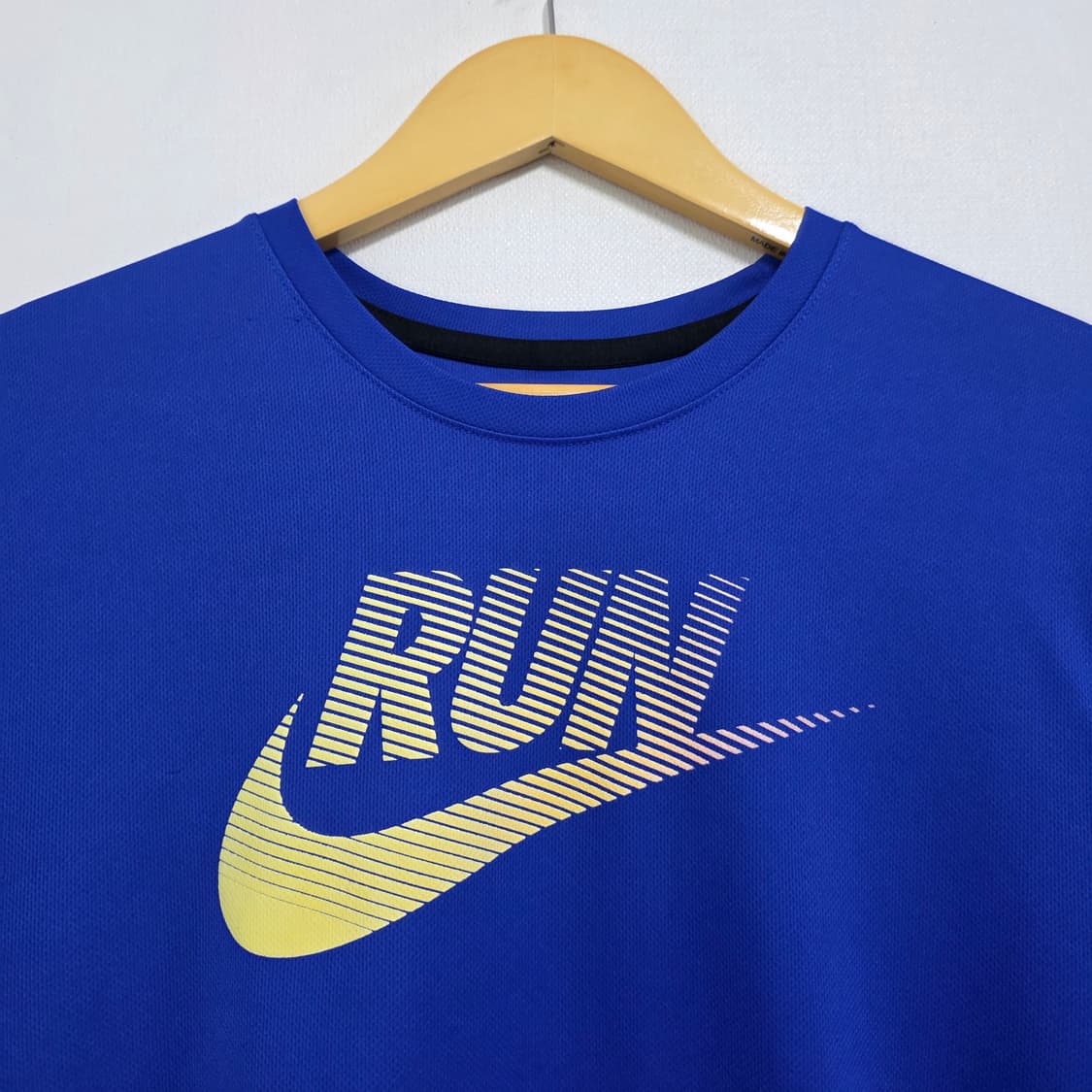 XL 105 나이키 드라이핏 빅로고 반팔 티셔츠 블루 상품이미지3