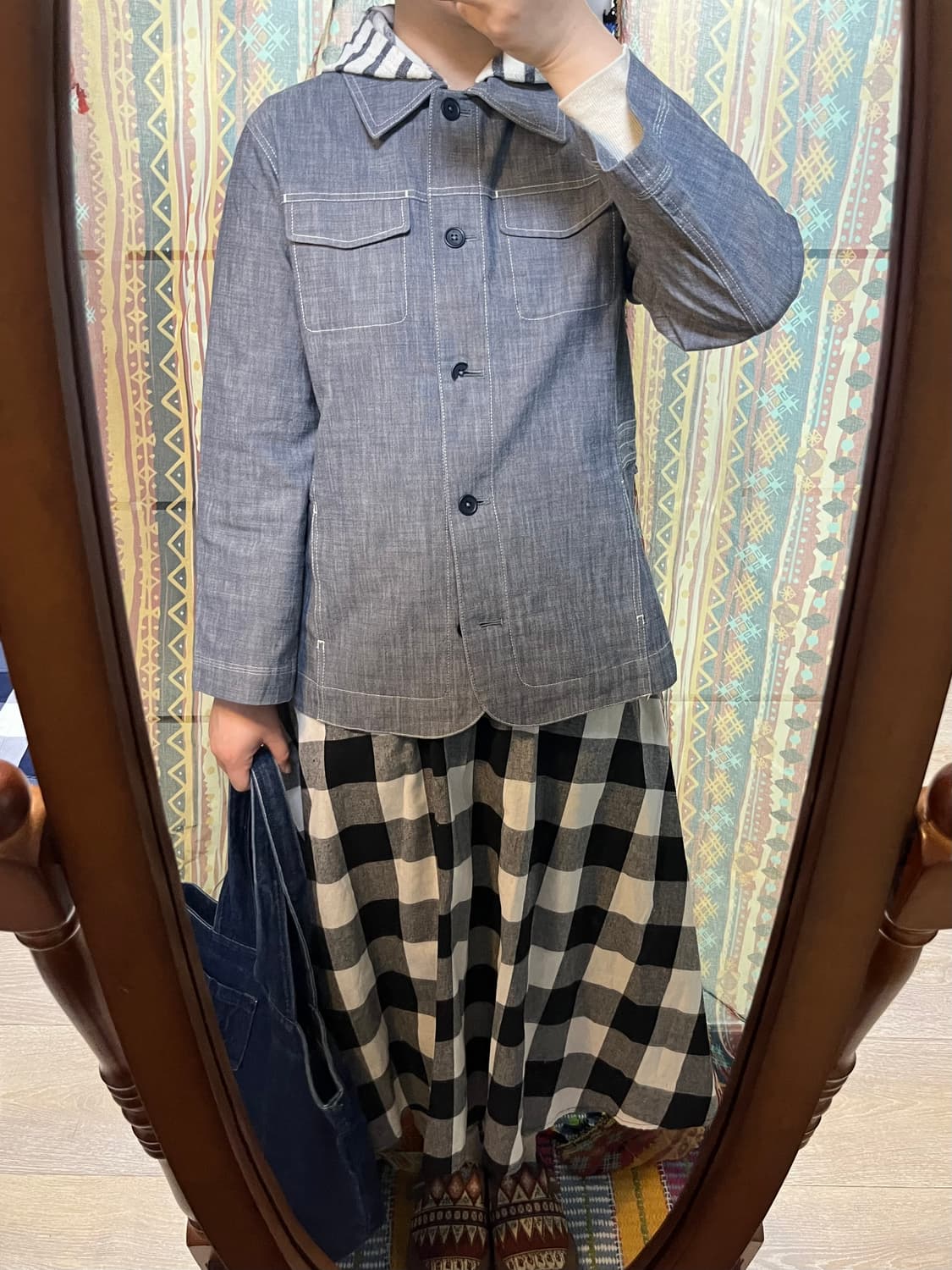 Mcgregor 샴브레이 데님 재킷 상품이미지2