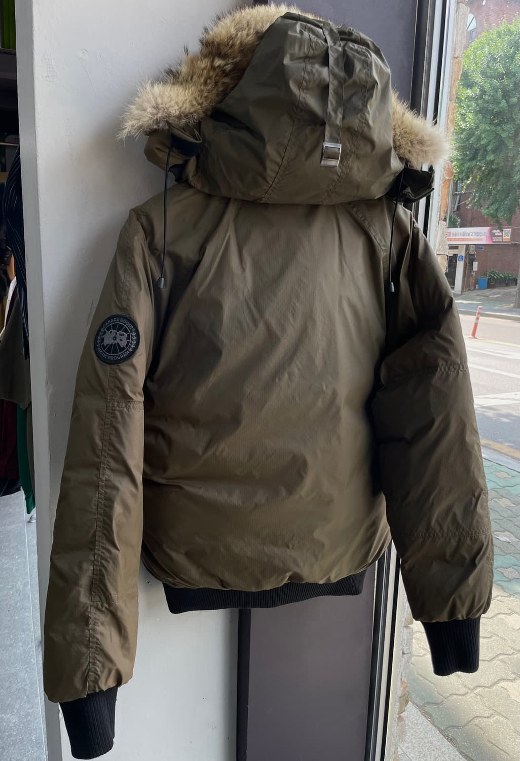 S/ 캐나다구스 YUKON 블랙라벨 나일론 후드퍼 패딩점퍼 상품이미지6