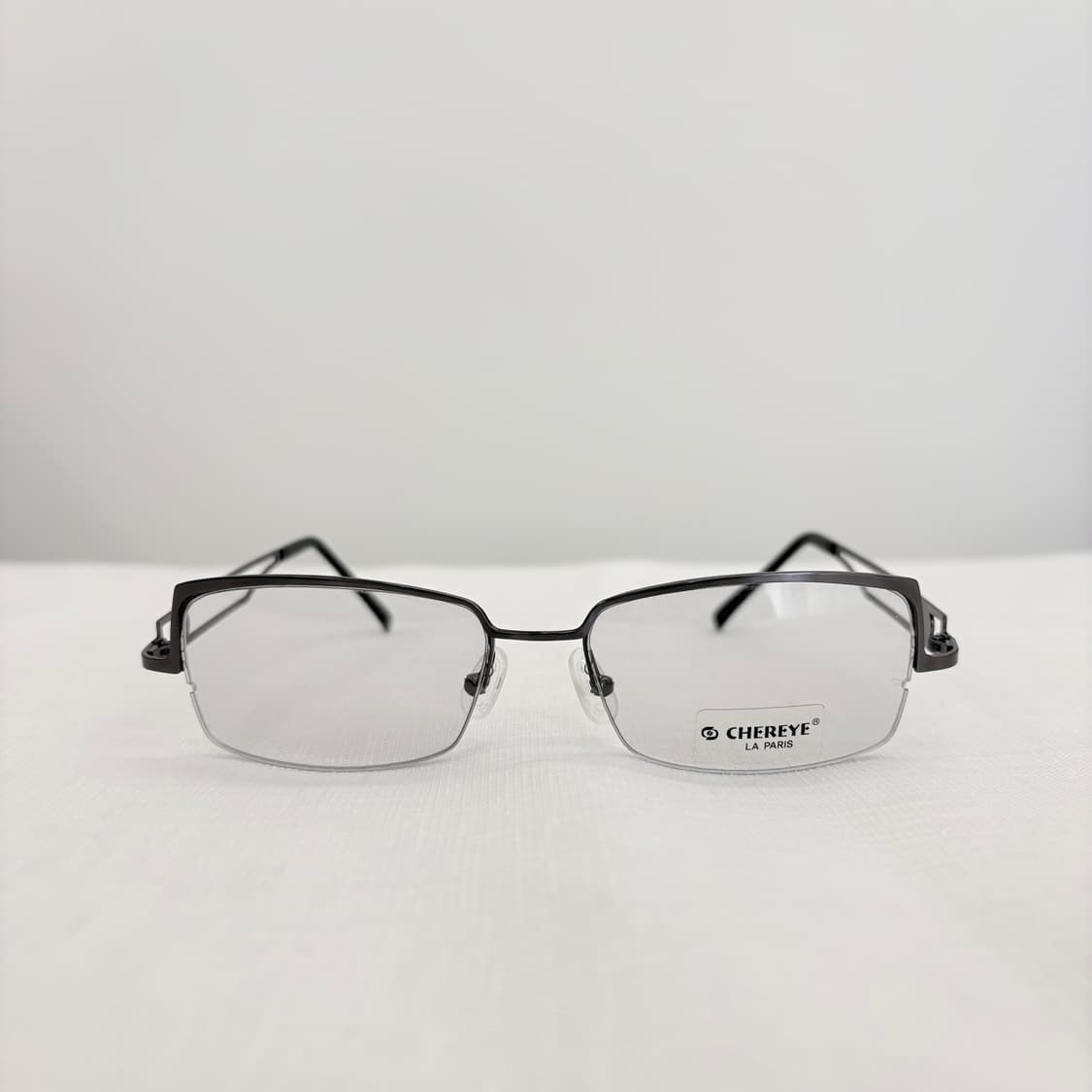 CHEREYE 그레이 틴트 반무테 빈티지안경 상품이미지1