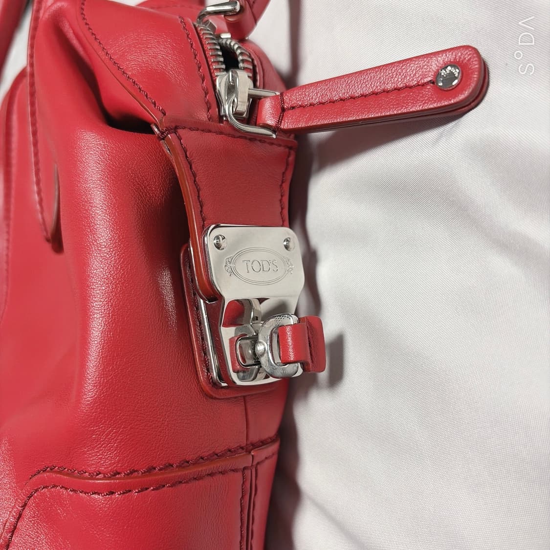 토즈 레드 가죽 토트겸 크로스백 상품이미지2