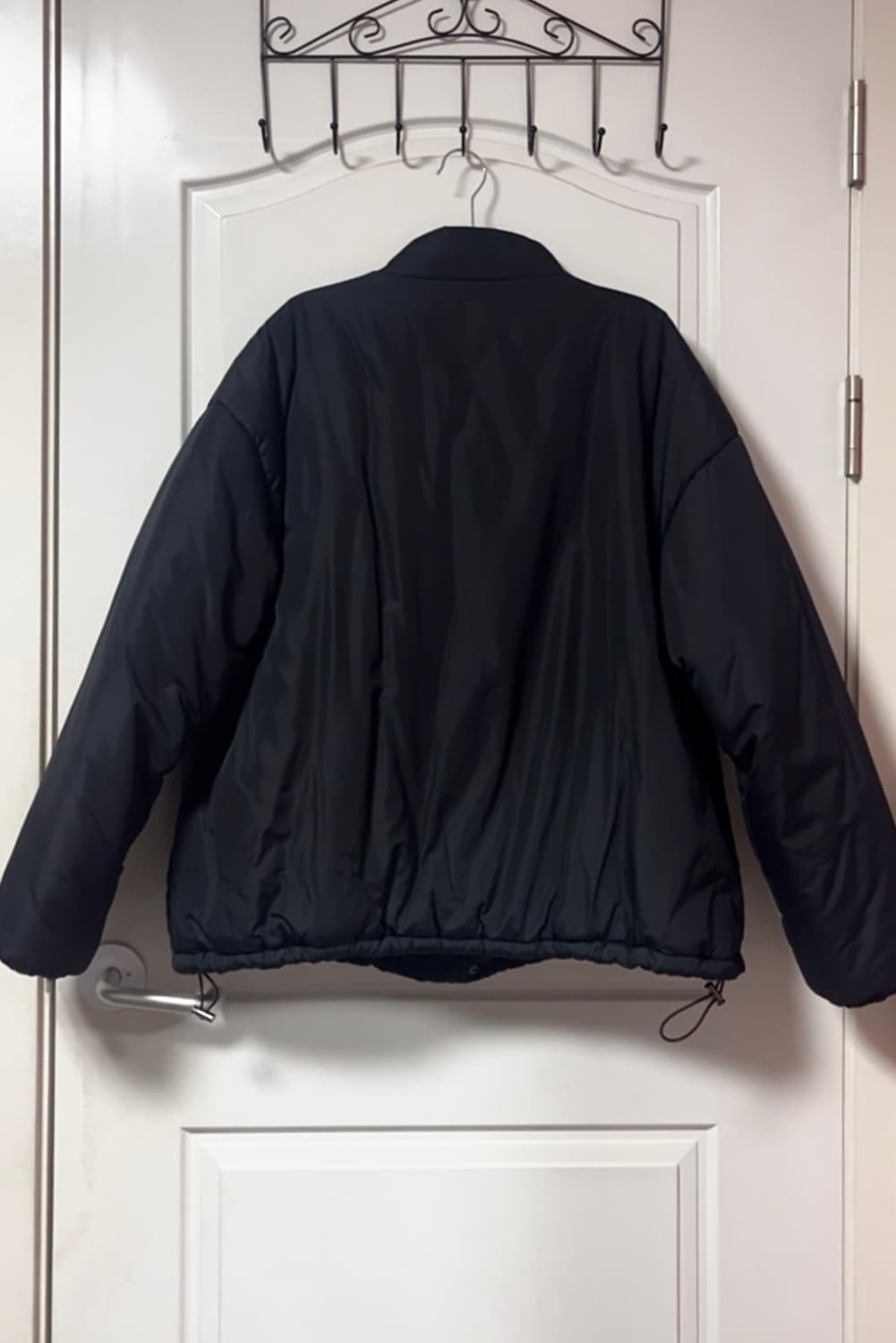 간절기용 블랙 경량 점퍼 (남여공용) 상품이미지2