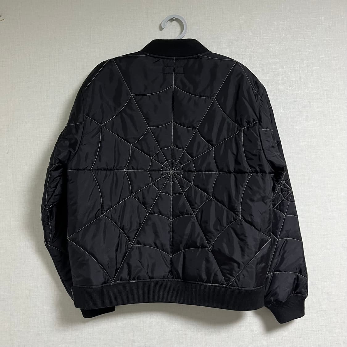 슈프림 19ss 스파이더 퀼팅 자켓 블루종 상품이미지9