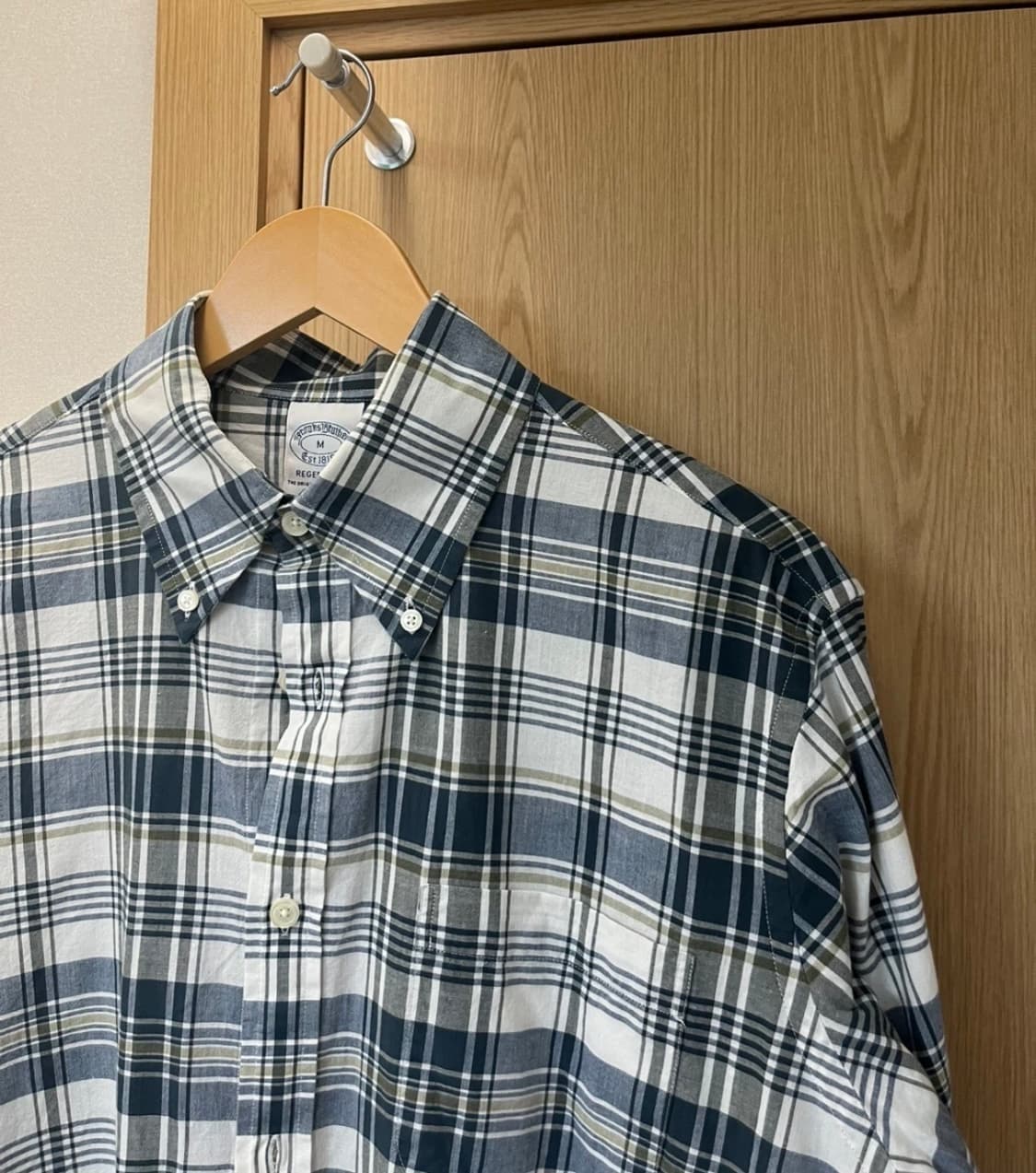 브룩스브라더스 마드라스 체크셔츠 상품이미지1