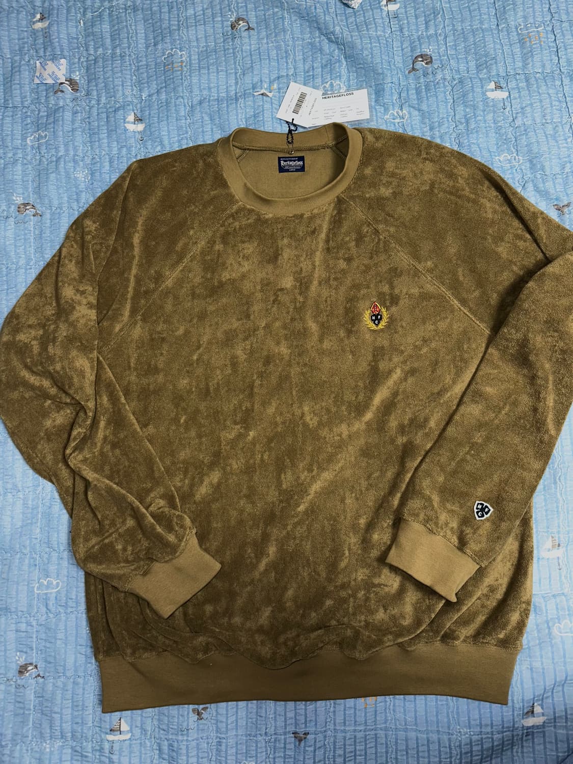 헤리티지플로스 crest towel crewneck 상품이미지2
