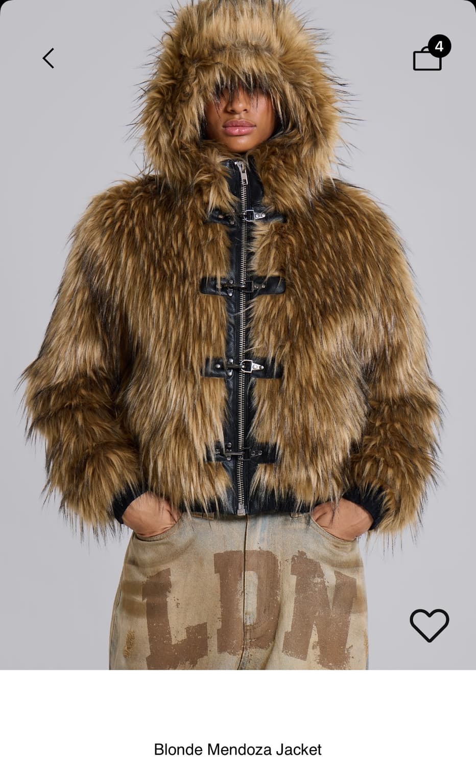 제이디드런던 퍼 멘도자 자켓 M (여성) 상품이미지1