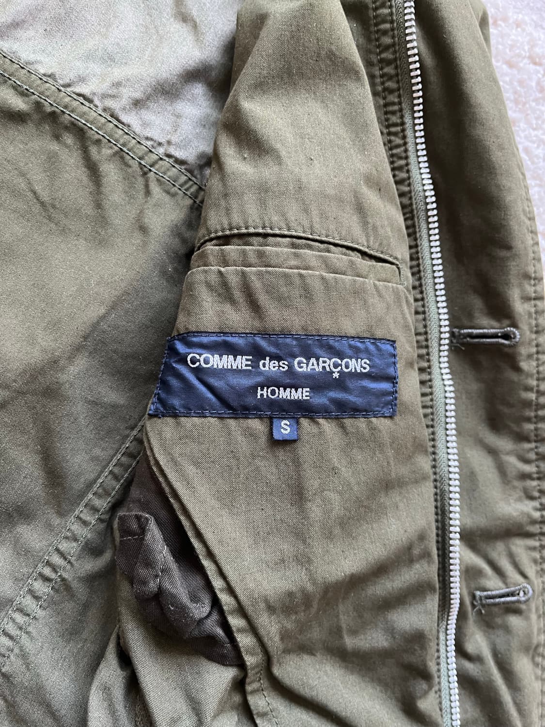 꼼데가르송 옴므 패치워크 필드 자켓 (100) 상품이미지7