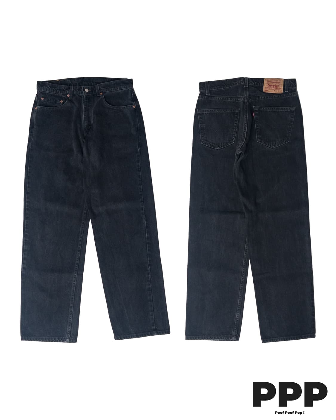 90's 미제 리바이스 565 루즈 핏 와이드 레그 32x32  상품이미지1