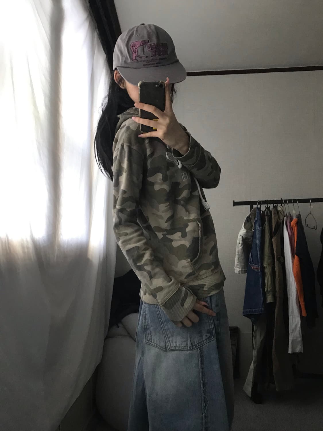 홀리스터 카모 후드티 상품이미지5