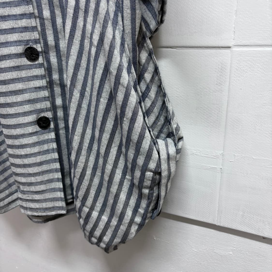 스트라이프 벌룬 하구미 모리걸 반팔 자켓 JPN 상품이미지2