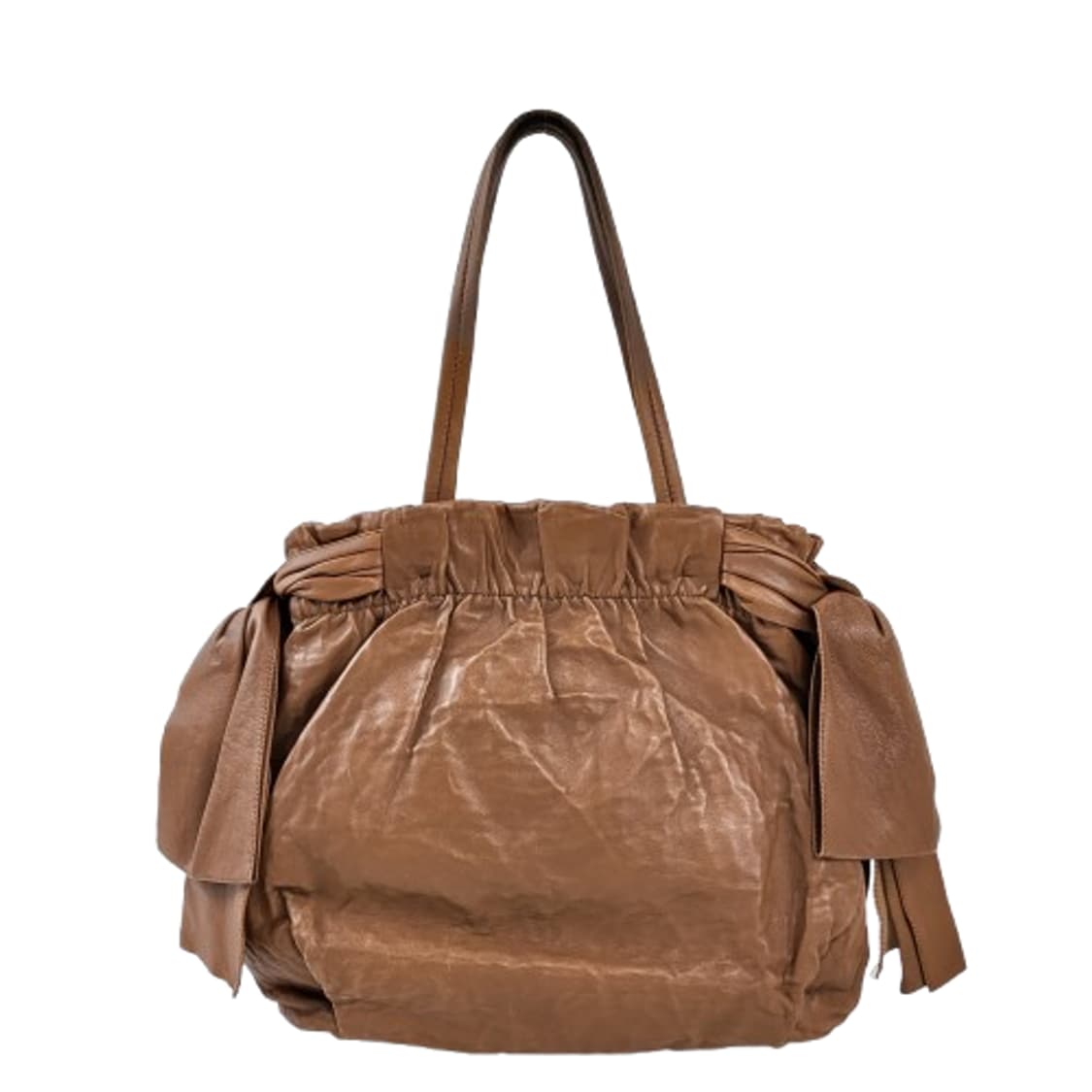 정품 프라다 나파가죽 보우 토트백 상품이미지7