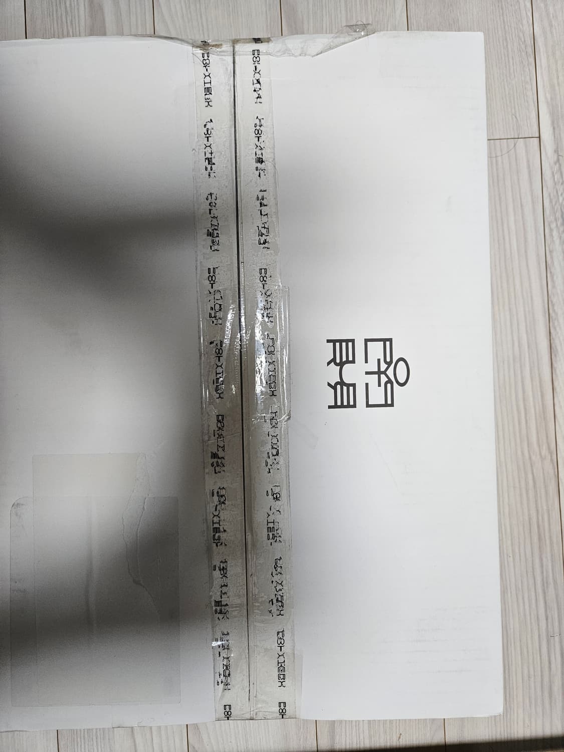 os) 폴리테루 아가일 모헤어 머풀러 퍼플&블랙 상품이미지3