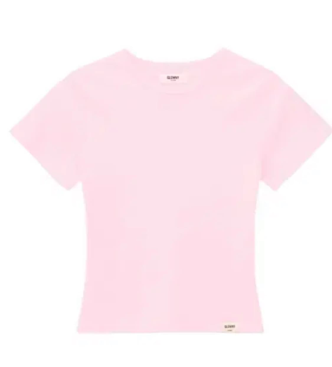 글로니 베이비 티 반팔 Baby tee 핑크 상품이미지1
