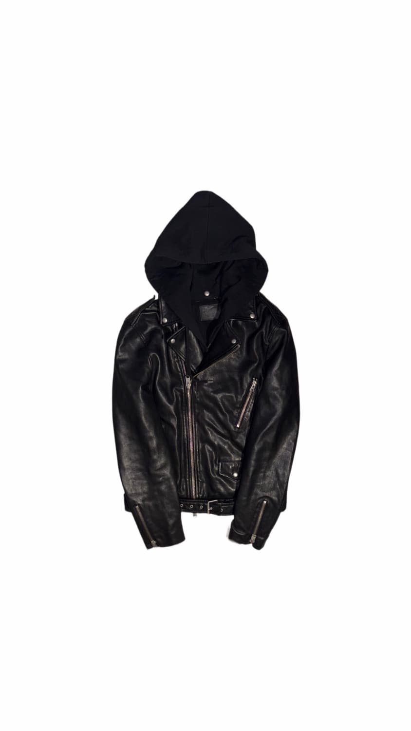 All Saints Hooded Leather Jacket 상품이미지2