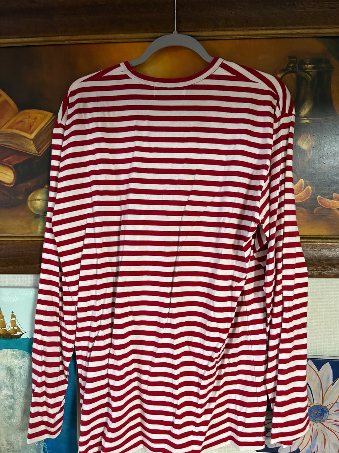 CDGCDGCDG 롱스트라이프 레드 2XL 상품이미지4