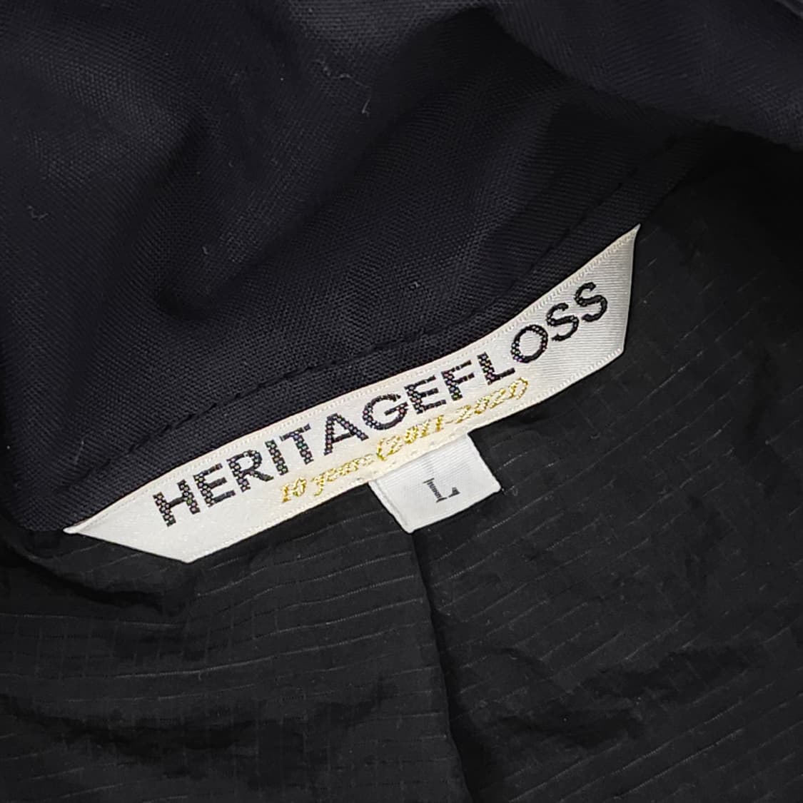 헤리티지플로스 나일론 헌팅 자켓 블랙 상품이미지5