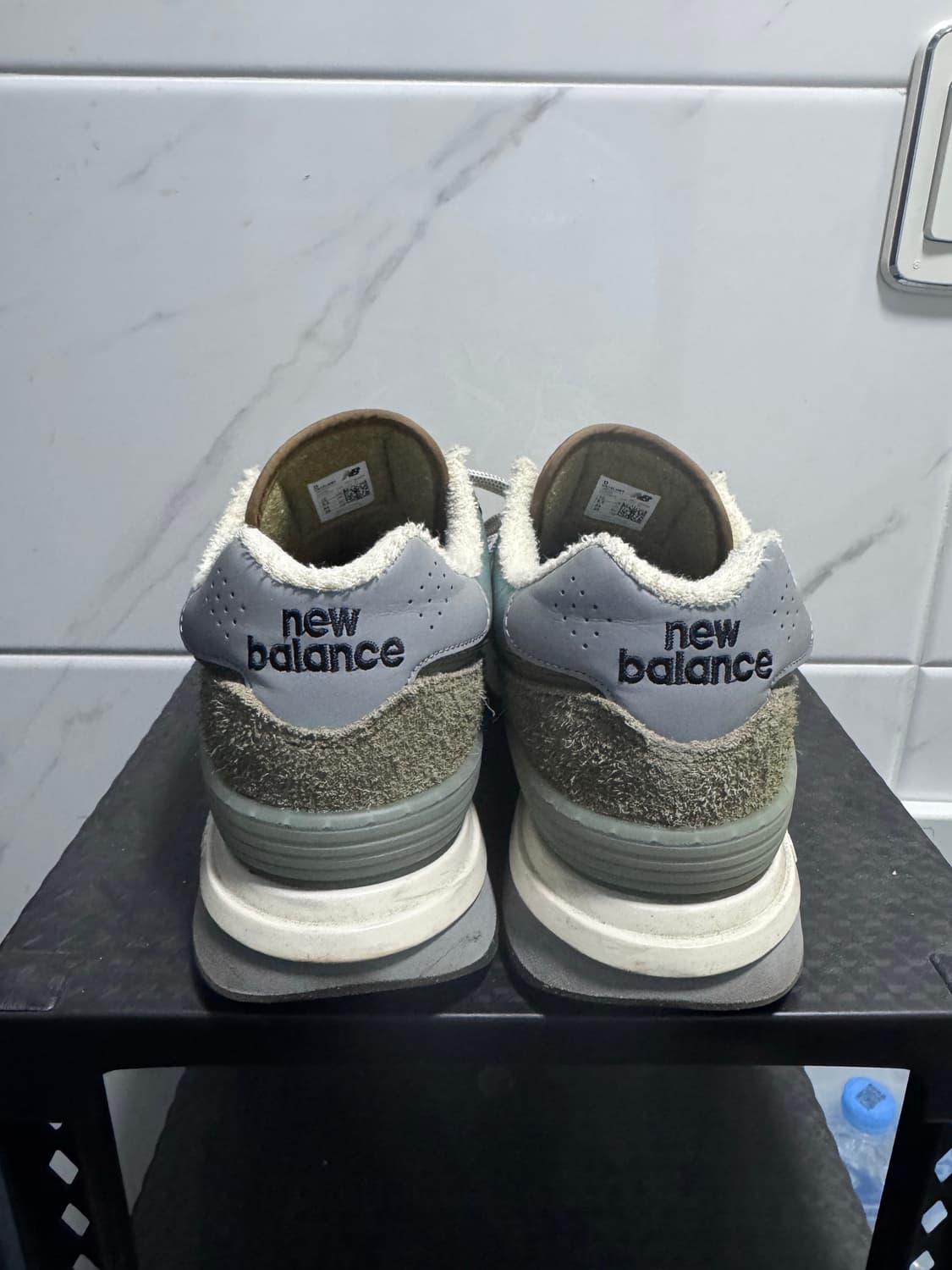 뉴발란스x스톤아일랜드 574 레거시 그린 상품이미지4