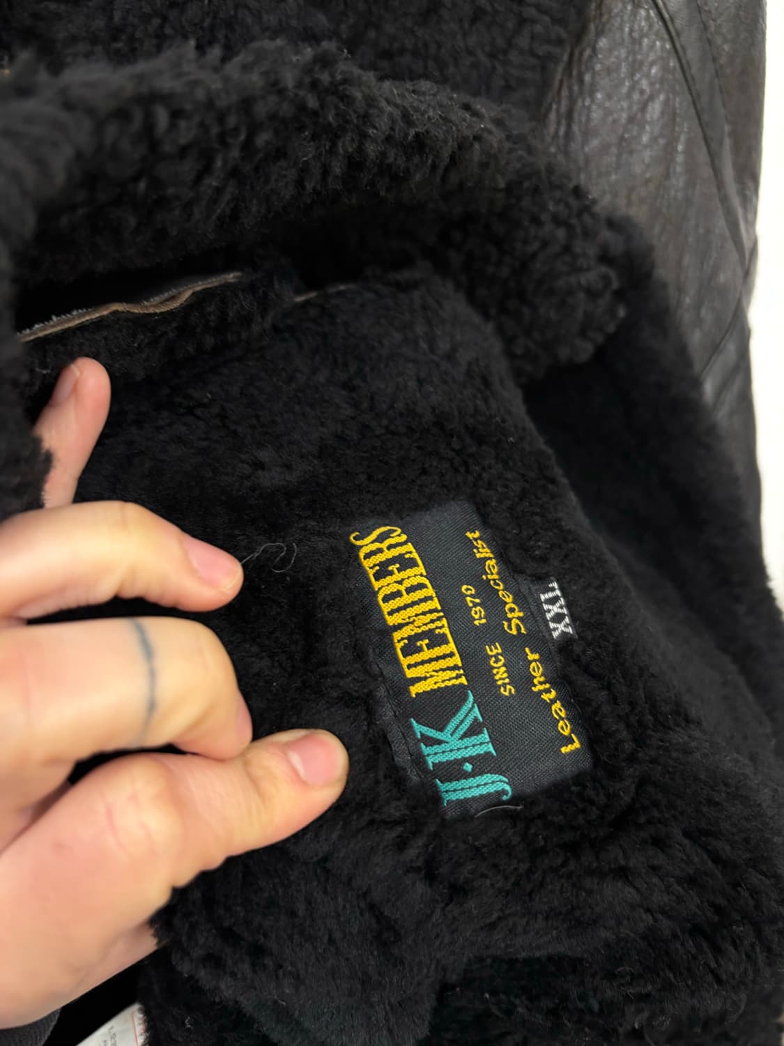 JK MEMBERS B-3 양가죽 무스탕 상품이미지6