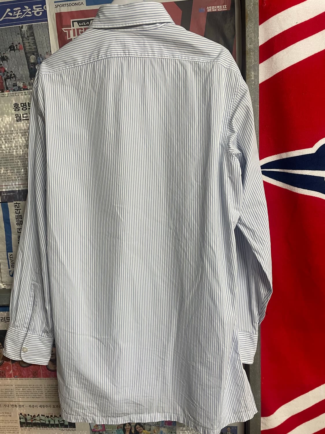 Charvet(샤르베),10 corso como 스트라이프 셔츠 상품이미지4
