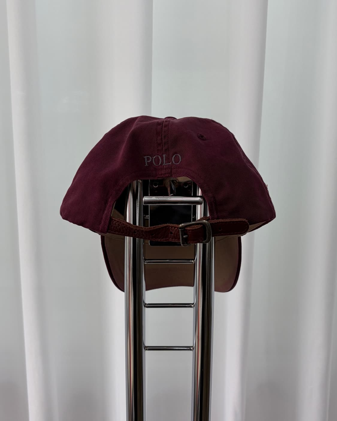 폴로 볼캡 버건디 상품이미지3